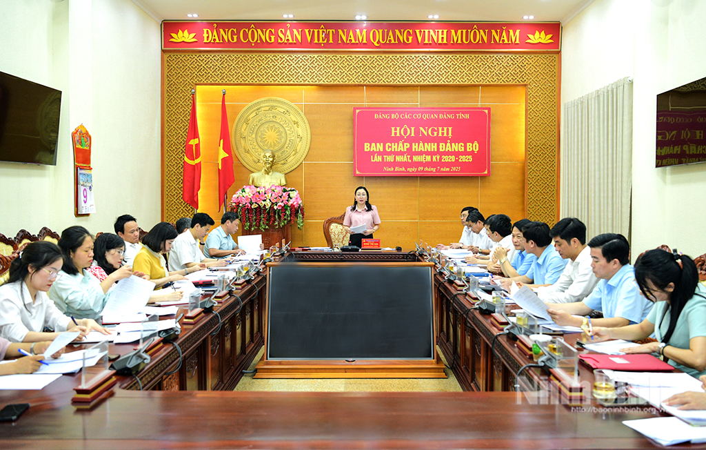 Ban Chấp hành Đảng bộ các cơ quan Đảng tỉnh thảo luận, cho ý kiến vào nhiều nội dung quan trọng