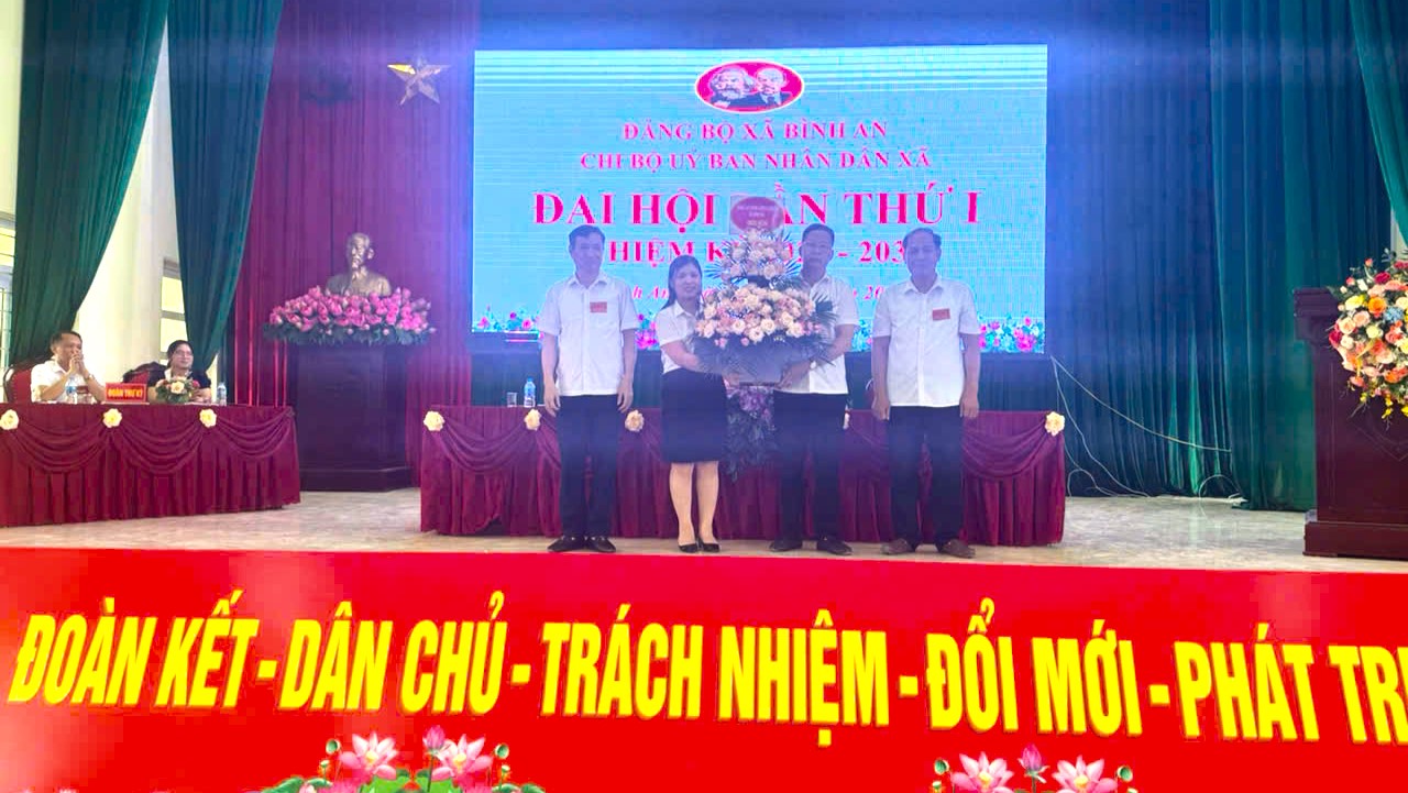 Đại hội Chi bộ UBND xã Bình An lần thứ I, nhiệm kỳ 2025 – 2030