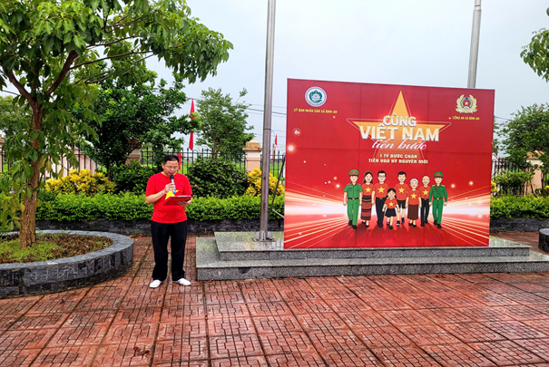 Xã Bình An hưởng ứng sự kiện “Cùng Việt Nam tiến bước” 