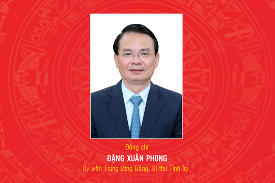 Danh sách các đồng chí Thường trực Tỉnh ủy Ninh Bình, nhiệm kỳ 2025-2030  