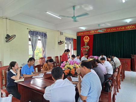 Xã Bình An gấp rút chuẩn bị Đại hội đại biểu Đảng bộ xã   lần thứ I, nhiệm kỳ 2025 – 2030